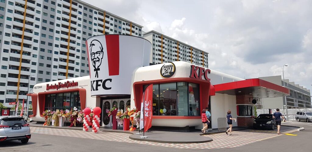 Kfc Malaysia Retro Themed Restaurant