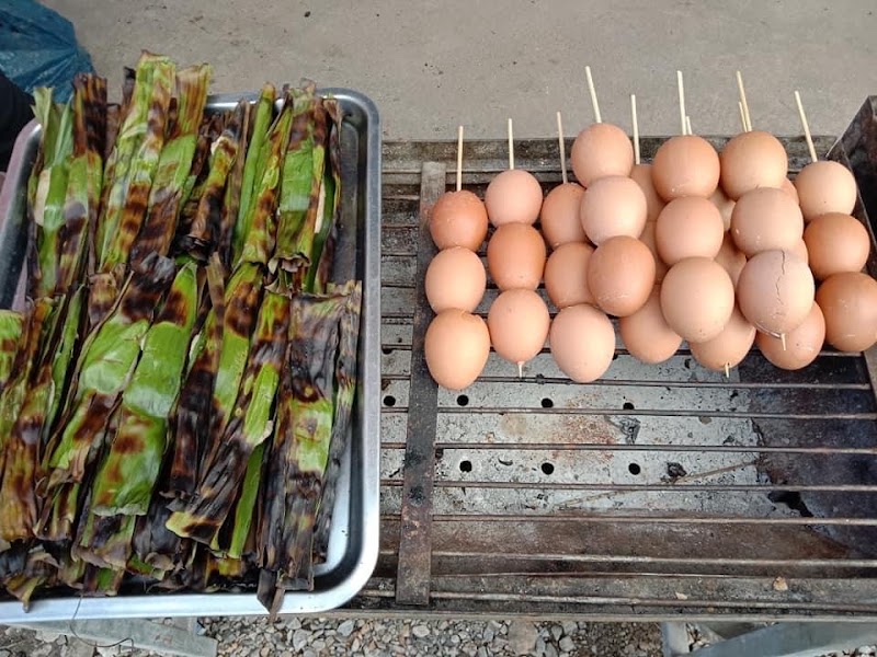 Street Food Delicious Grilled Meat in Battambang