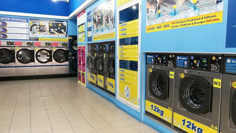 123 Laundry at Batu Ferringhi (24 Hours Coin Laundry - Free Detergent & Softener) in Penang