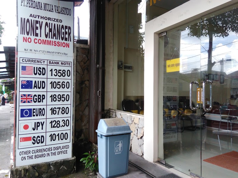 Mulia Money Changer Malioboro in Yogyakarta