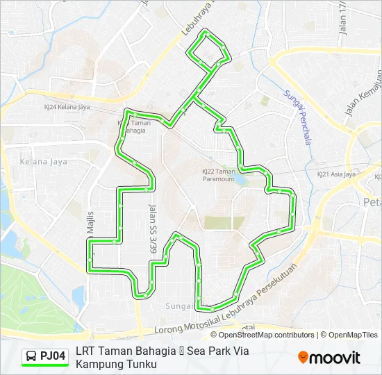 Bus Pj04 Route