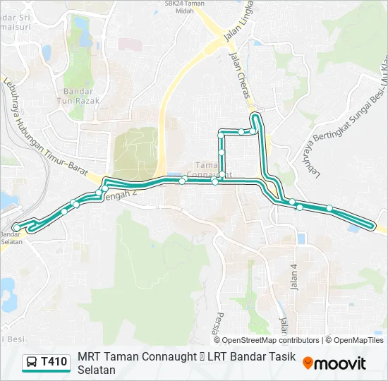 Bus T410 Route