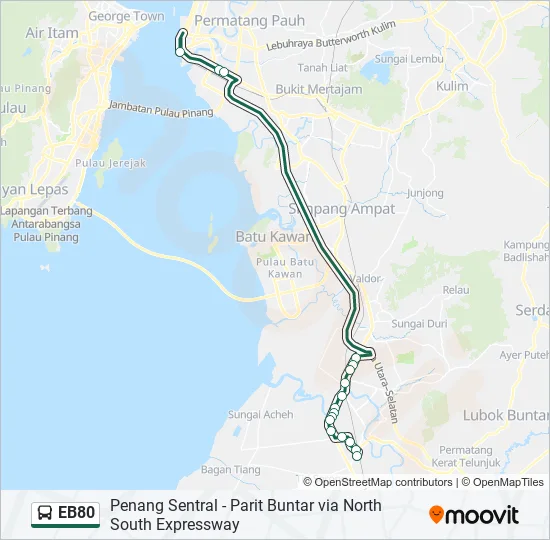 Bus Eb80 Route