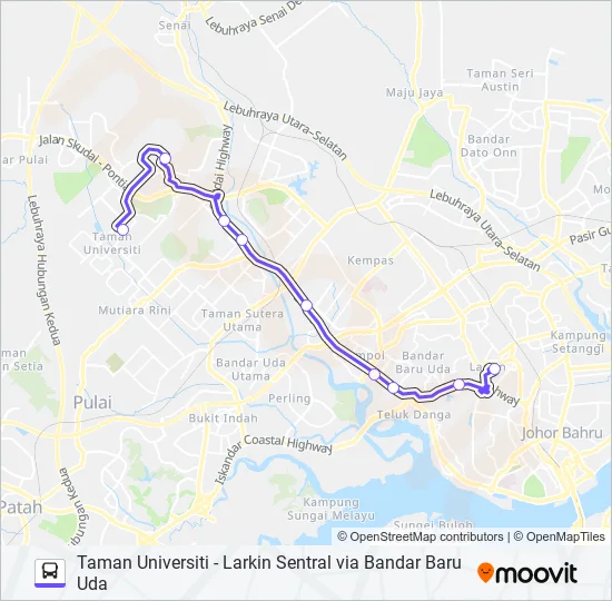 Bus P211 Route