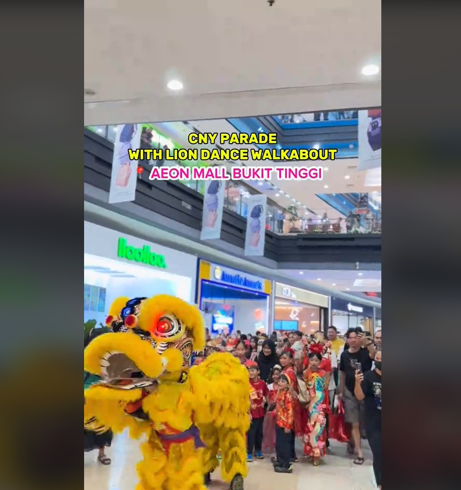 Cny Parade With Lion Dance Walkabout At Æon Bukit Tinggi Shopping Centre