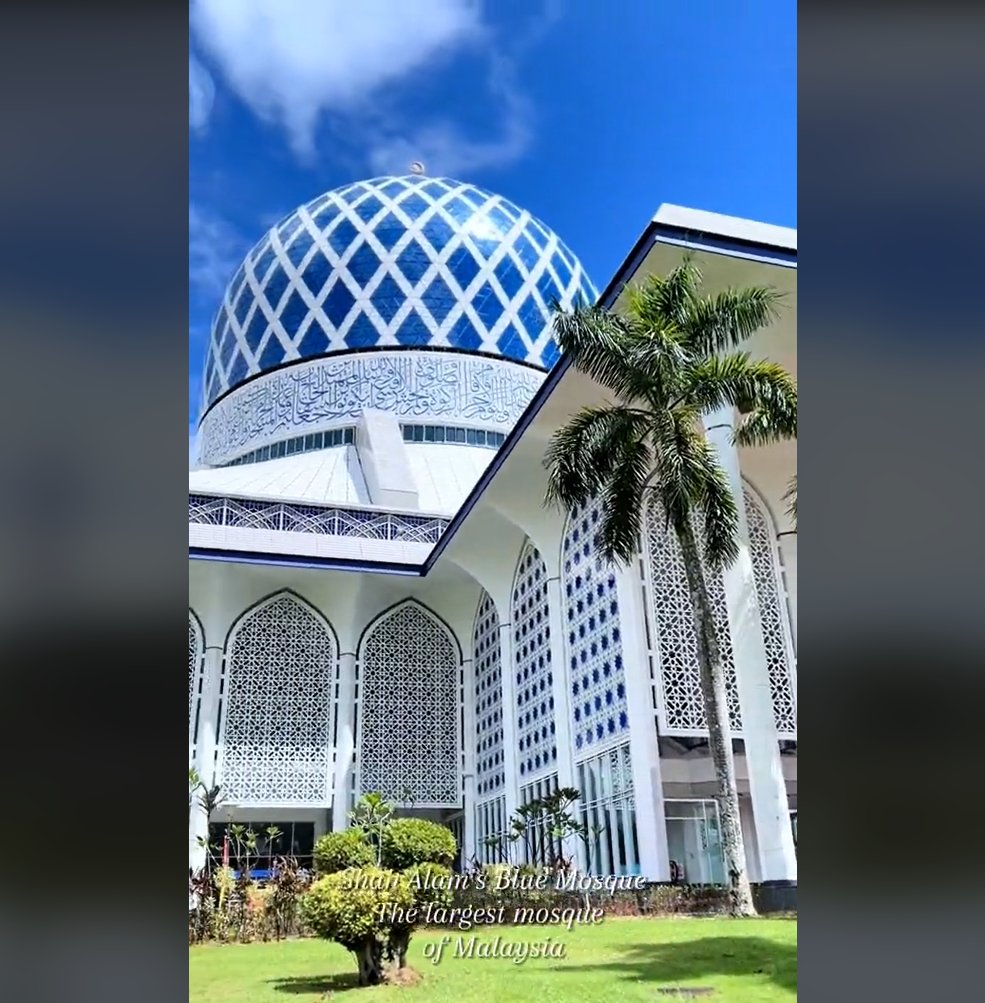 Shah Alam's Blue Mosque, The Largest Mosque Of Malaysia