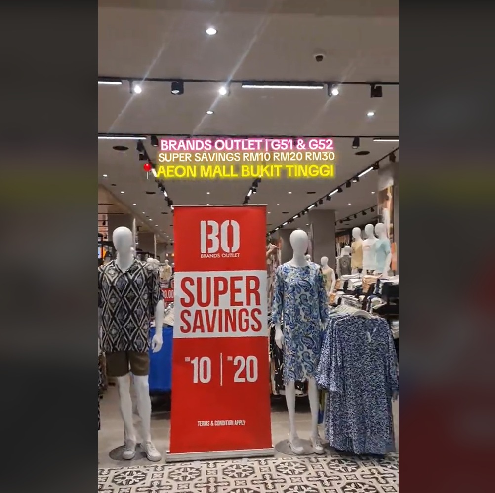 Super Savings At Æon Bukit Tinggi Shopping Centre