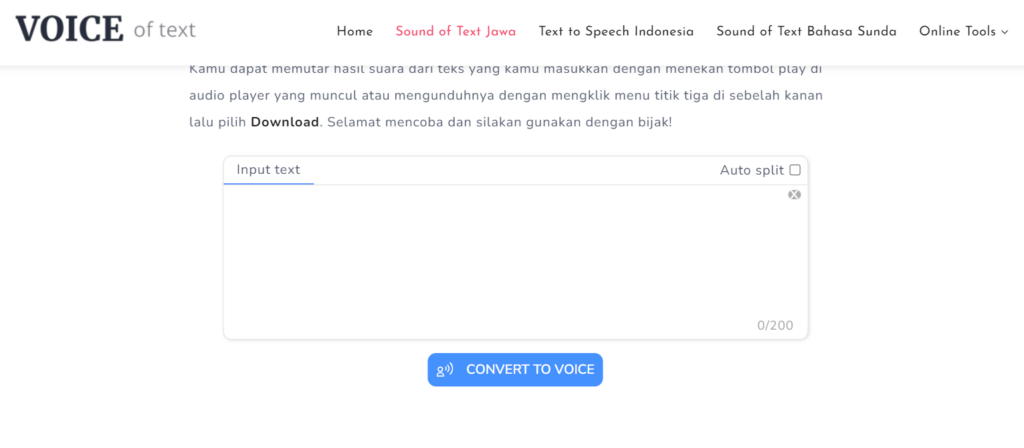 Sound Of Text Jawa Suara Wanita Di Voiceoftext