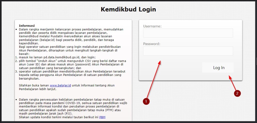 Login Situs Sso Kemdikbud Terlebih Dahulu Untuk Melakukan Verval Ptk