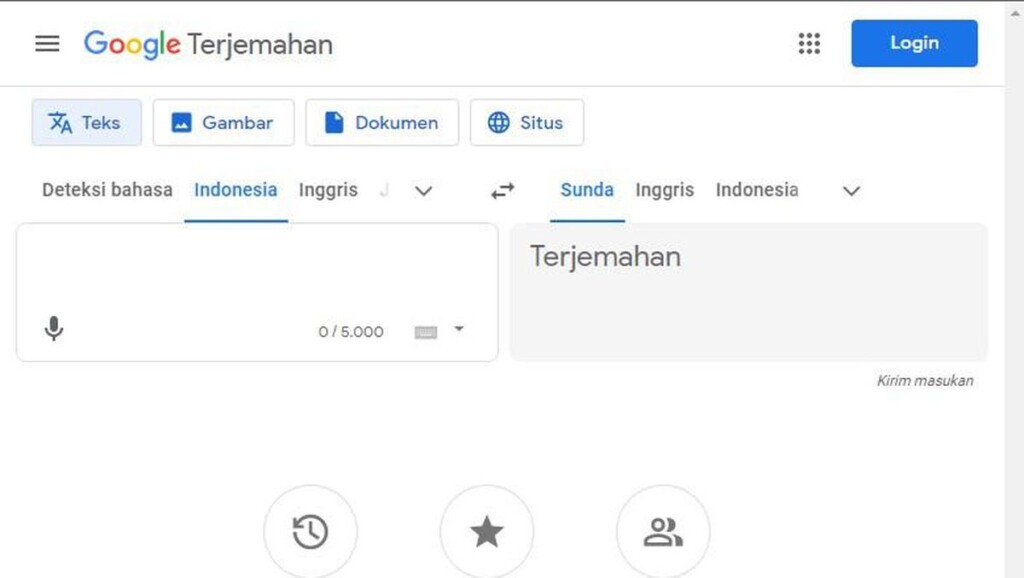 Buka Google Translate