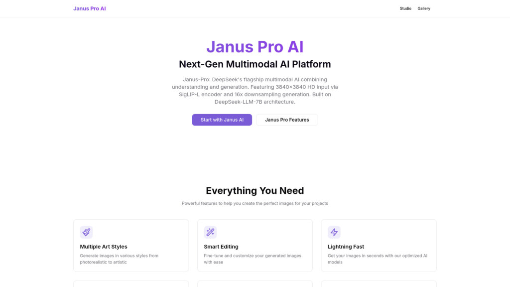 Akses Janus Pro Pakai Akun Deepseek Ai