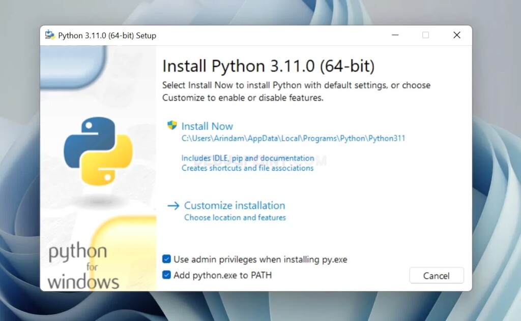 Install Python